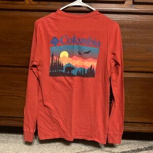 Columbia Sunset Graphic Long Sleeve Tee
